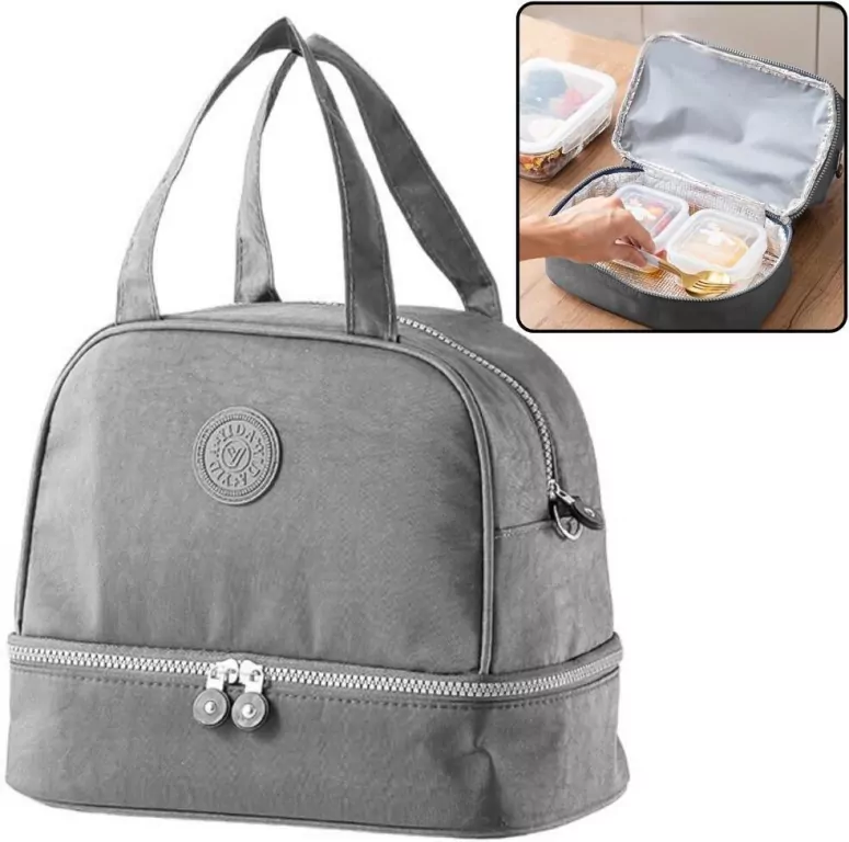 Torba termiczna izolacyjna szara 27cm - tantis.pl