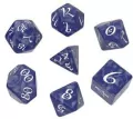 Komplet Kości Classic RPG Dice Set - Kobaltowo-biały - tantis.pl
