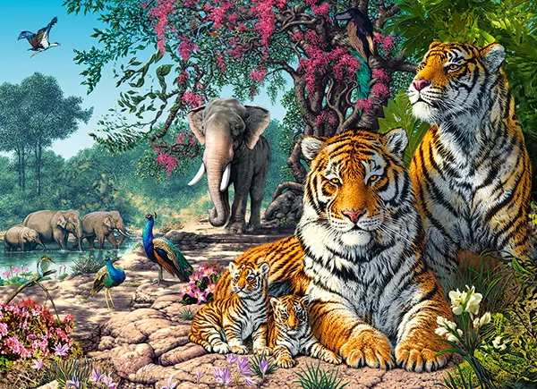 Puzzle 200. Tiger Sanctuary - tantis.pl