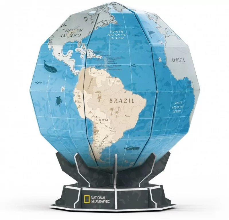 Cubic Fun. Puzzle 3D. National Geographic. Globus - tantis.pl