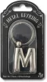 Silver Letter Keyring - brelok do kluczy litera M - tantis.pl