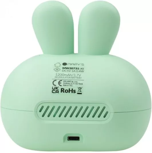 Budzik królik zielony - tantis.pl