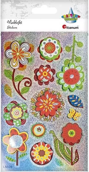 Naklejki foliowo-papierowe 3D. Kwiaty - tantis.pl