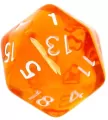 Komplet kości REBEL RPG - Mini Kryształowe - Pomarańczowe - tantis.pl
