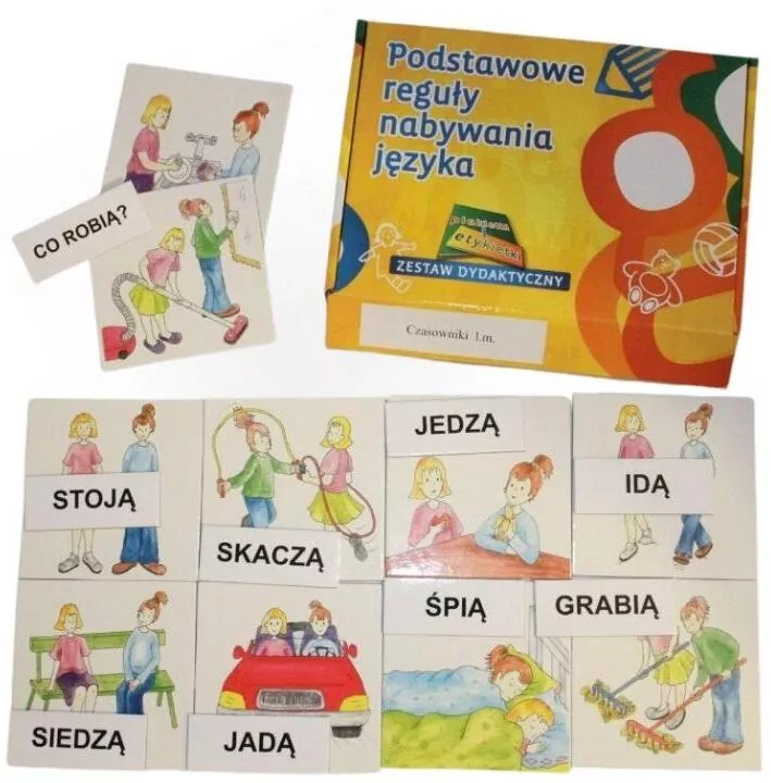 Zestaw dydaktyczny. Czasowniki liczba mnoga - tantis.pl