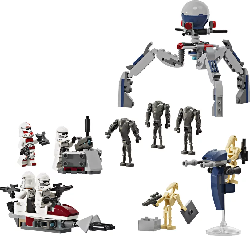 LEGO® Star Wars™. Zestaw bitewny z żołnierzem armii klonów™ i droidem bojowym™ - tantis.pl