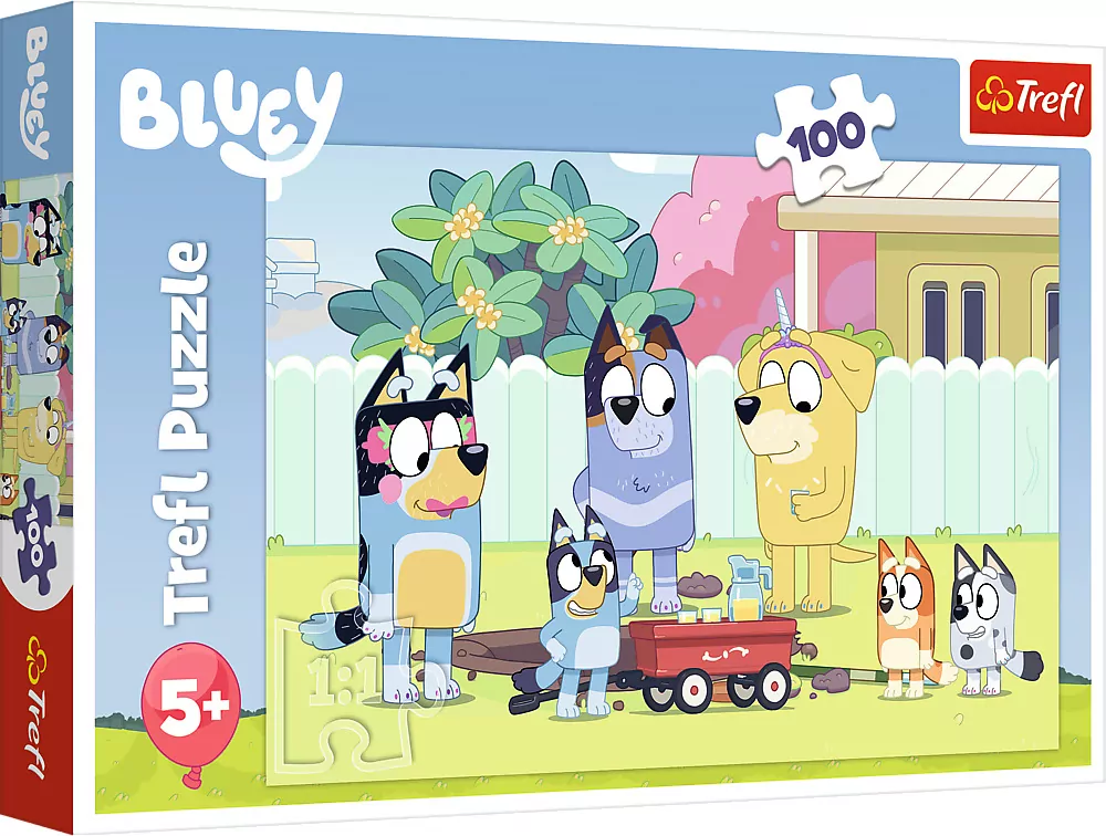 Wesoły świat Bluey. Puzzle 100. 16471 - tantis.pl