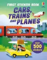 First Sticker Book Cars, Trains and Planes - tantis.pl