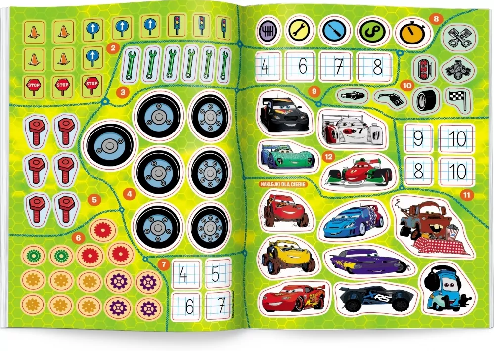 Liczymy w warsztacie. Disney uczy. Auta - tantis.pl