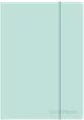 Coolpack. Brulion A5 80k linia z gumką, pastel powder mint - tantis.pl