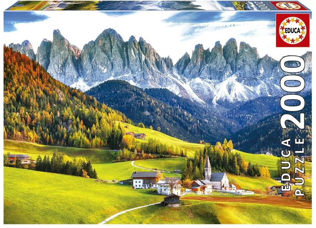 Puzzle 2000 Jesień w Dolomitach, Włochy - tantis.pl