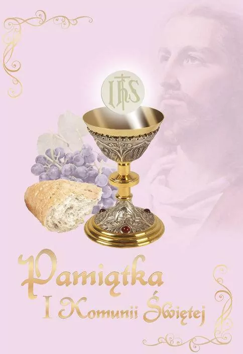 Pamiątka I Komunii Świętej. Różowa - tantis.pl