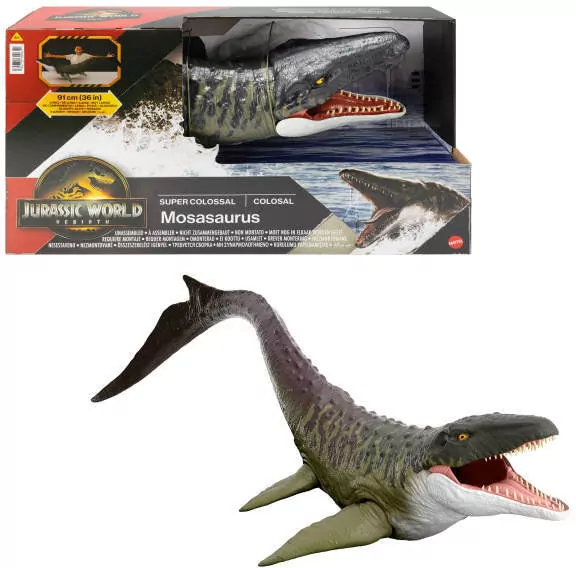 Jurassic World Kolosalny Mozazaur Figurka Dinozaur - tantis.pl