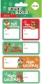 Naklejki Xmas animals tag 10x20cm HAPPY COLOR - tantis.pl