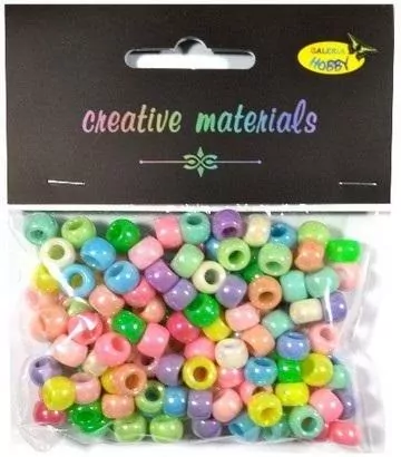 Koraliki 6mm. Perłowe pastelowe 36g - tantis.pl