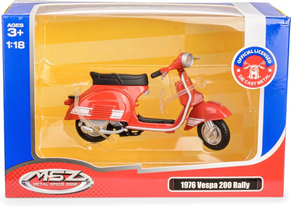 1976 Vespa 200 Rally/67709/red 1:18. MSZ - tantis.pl