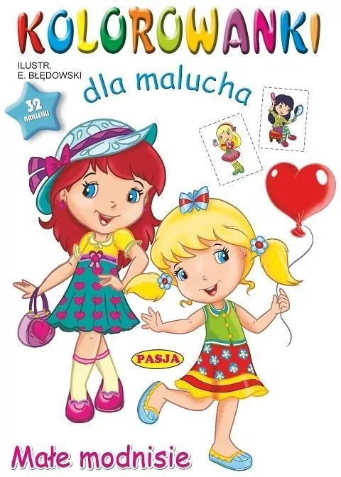 Małe modnisie. Kolorowanki dla malucha - tantis.pl