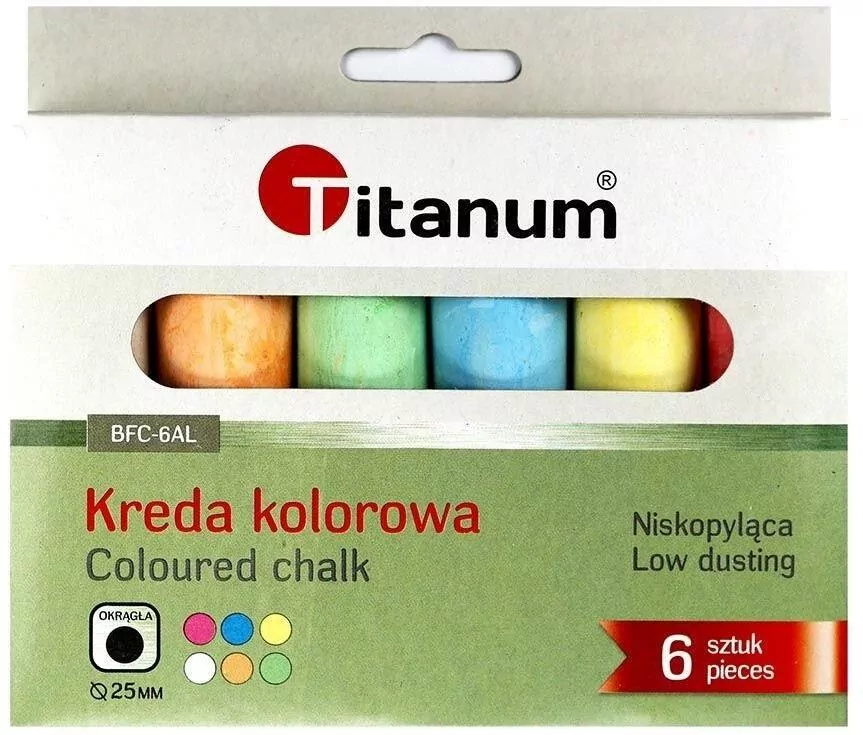 Kreda chodnikowa Titanum kolor JUMBO (mix) (BFC-6AL) - tantis.pl