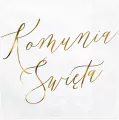 Serwetki Komunia Święta białe 33x33cm - tantis.pl