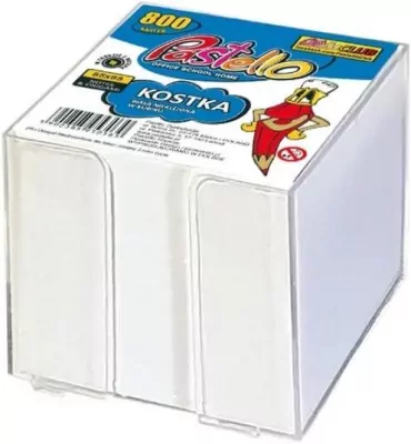 Kostka nieklejona 85x85mm 800 kartek biała