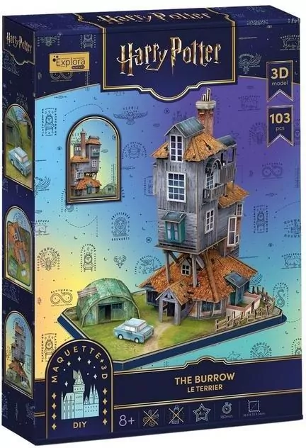Puzzle 3D Harry Potter Nora - tantis.pl