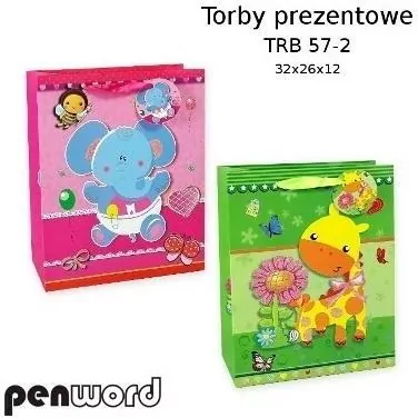 Torebka prezentowa 32x26x12cm. Mix - tantis.pl