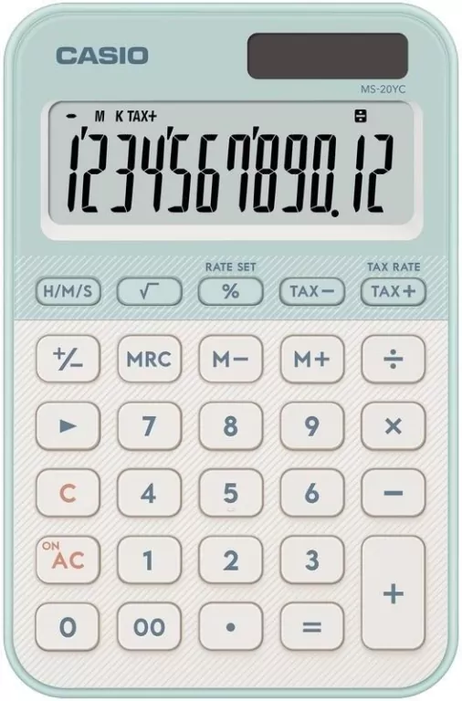 Kalkulator Casio MS-20YC-LGN - tantis.pl
