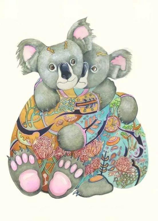 Karnet B6 + koperta. Koala - tantis.pl