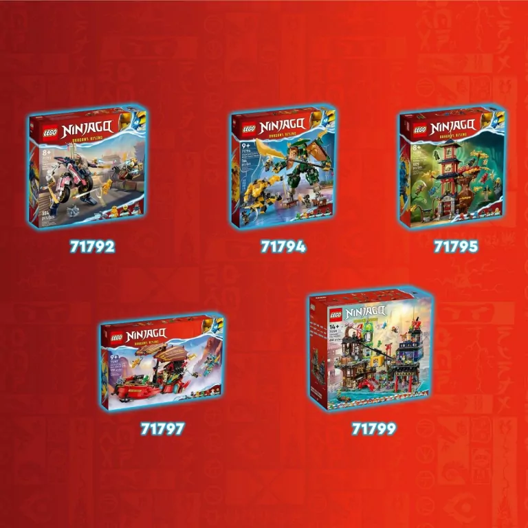 LEGO® NINJAGO®. Ogar Łowców Smoków. 71790 - tantis.pl