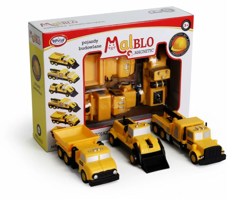 Magnetyczne pojazdy budowlane - tantis.pl