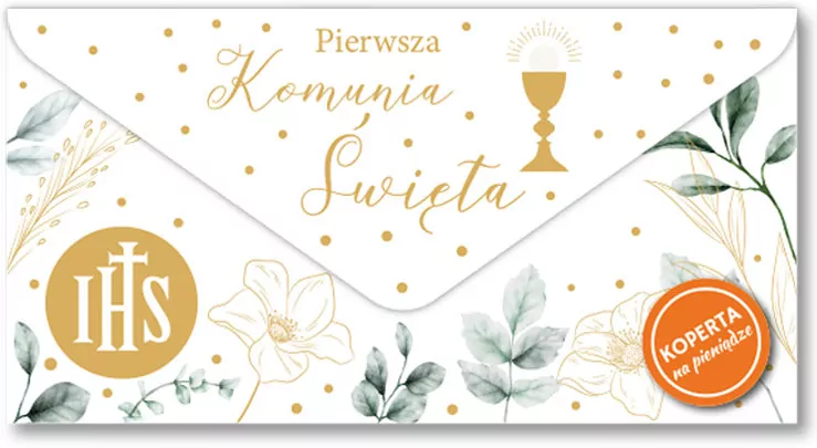 Koperta podarunkowa Komunia - tantis.pl