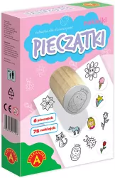 Pieczątki i naklejki. Zabawka dla dziewczynek