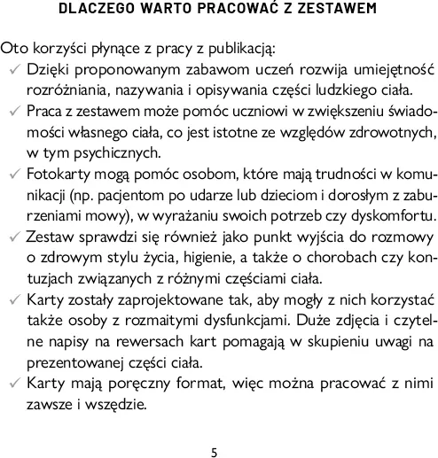 Fotokarty. Ciało. Uniwersalna pomoc edukacyjna - tantis.pl