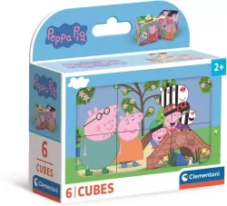 Klocki Świnka Peppa, 6 elementów