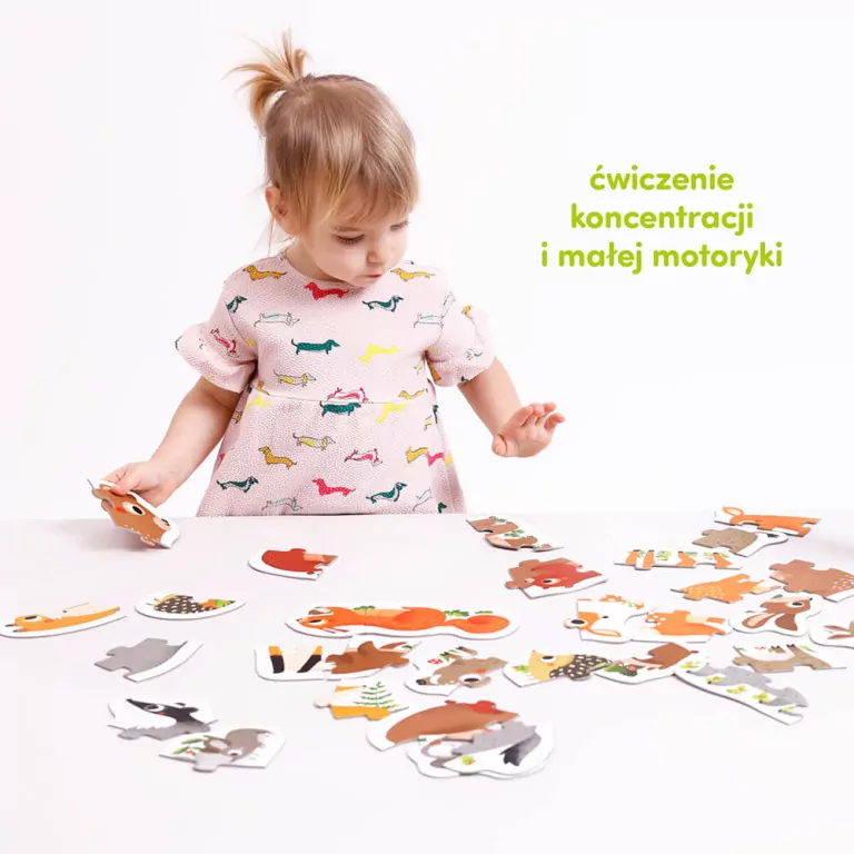 CzuCzu. Zwierzątka w lesie. Puzzle Progresywne. 2+ - tantis.pl
