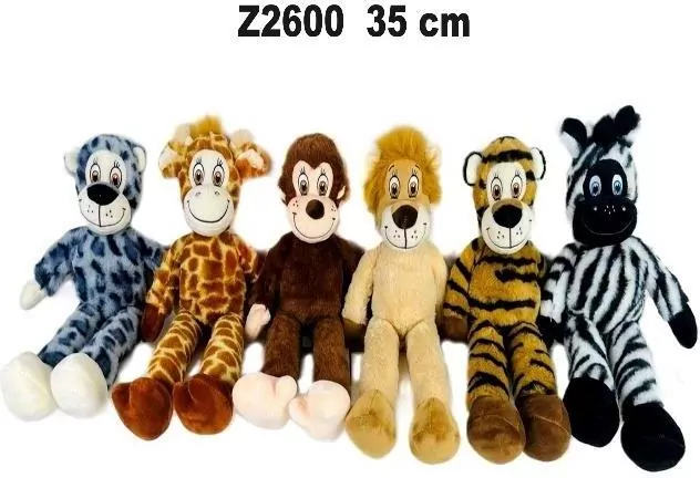Zwierzęta dżungla 35cm MIX - tantis.pl