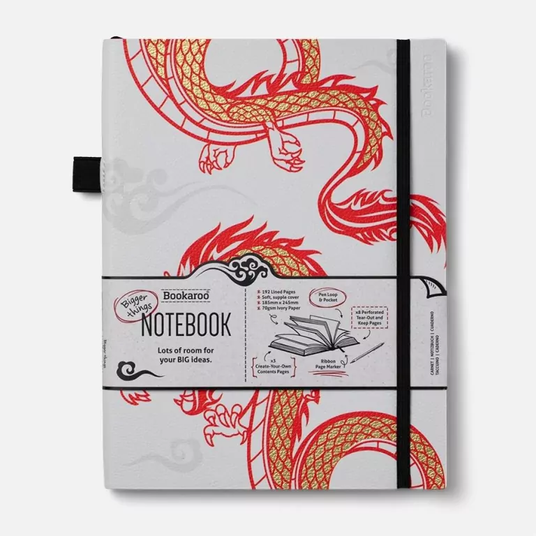 Bookaroo Notatnik Journal duży - Wojowniczy smok - tantis.pl
