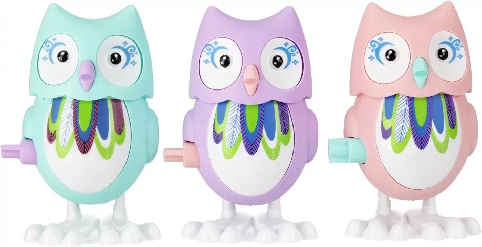Zabawka nakręcana Sowa 10cm Mega Creative 531491 p16, mix cena za 1 szt - tantis.pl