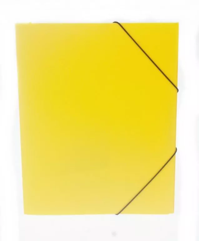 Durable. Teczka z gumką PP A4, Żółty - tantis.pl