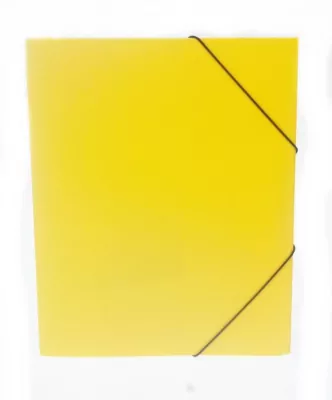 Durable. Teczka z gumką PP A4, Żółty