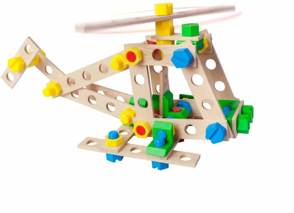 Mały konstruktor. Junior. Śmigłowiec - tantis.pl