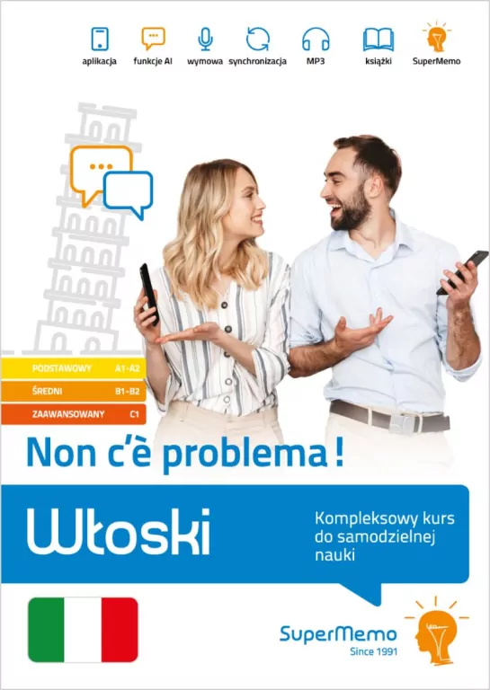 Włoski. Non ce problema! A1-A2, B1-B2 i C1 - tantis.pl