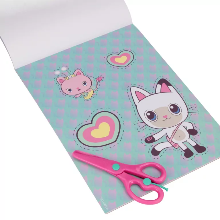 Zestaw do nauki wycinania A4 z nożyczkami Gabby - tantis.pl