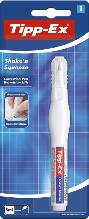 Korektor TIPP-EX Shake n Squeeze 8ml Blister - tantis.pl