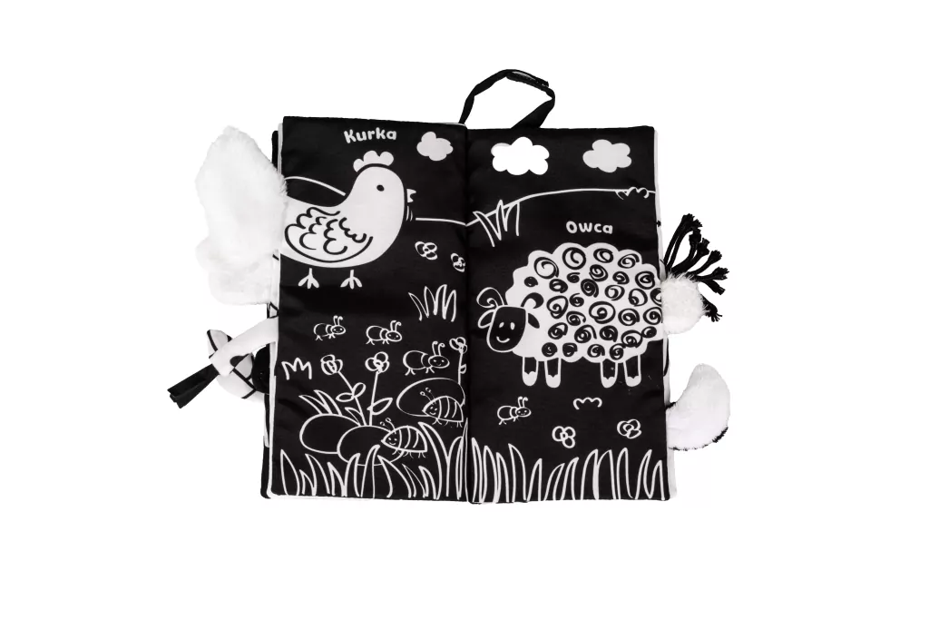 Książeczka sensoryczna Ogonki Zwierzaki - tantis.pl