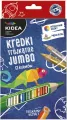 Kredki trójkątne Jumbo. Grube. 12 kolorów - tantis.pl