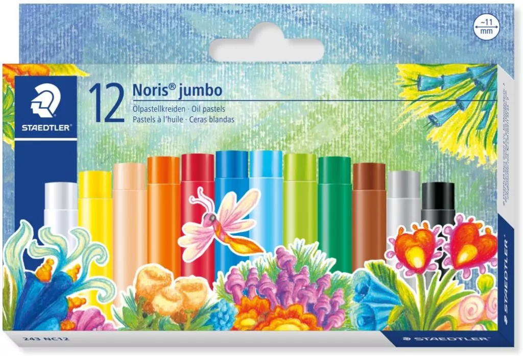 Pastele olejne Jumbo Noris Club 12 kolorów Staedtler - tantis.pl