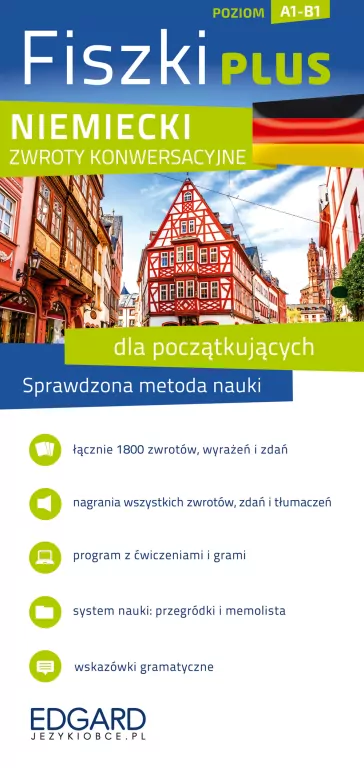 Niemiecki Fiszki Plus Zwroty konwersacyjne dla początkujących - tantis.pl