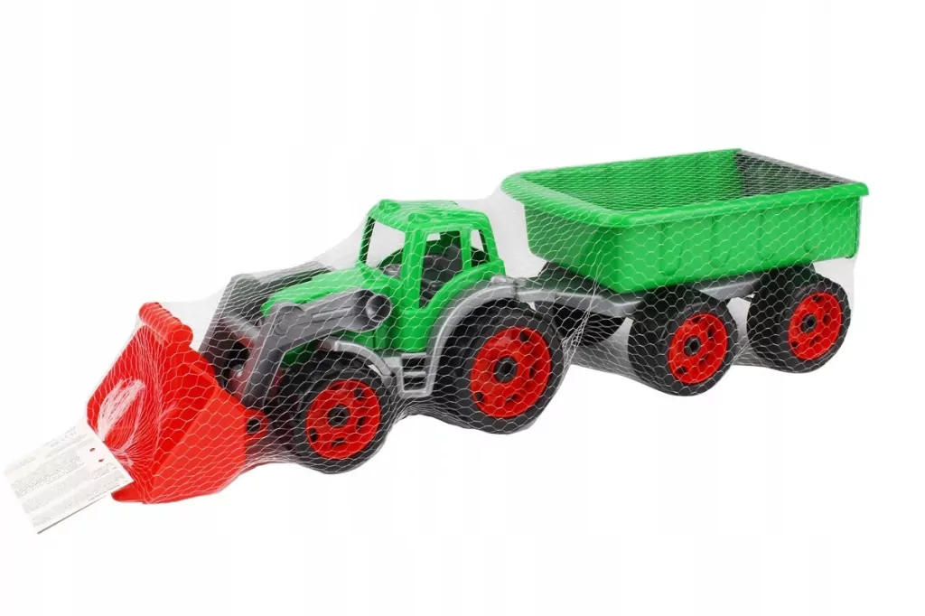 Traktor z łyżką i przyczepą MIX - tantis.pl