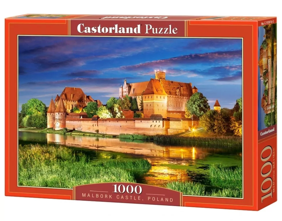 Puzzle 1000. Zamek w Malborku C-103010 - tantis.pl